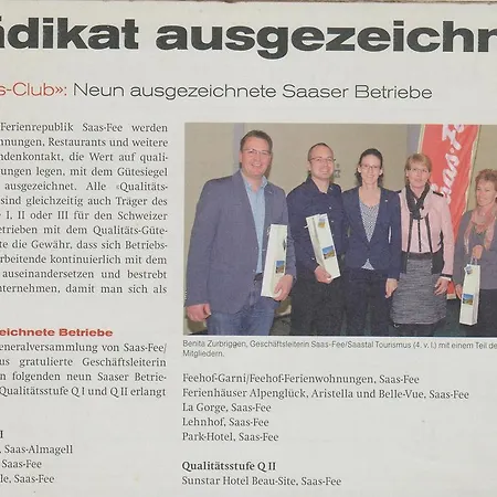 Haus Alpengluck Saas Fee